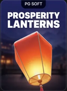 Capa do slot Prosperity Lanterns com uma lanterna de papel acesa